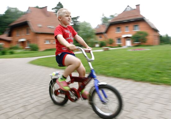 Children at SOS Children's Village Tomilino
