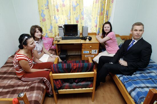 Pavel Astakhov at SOS Children's Village Tomilino