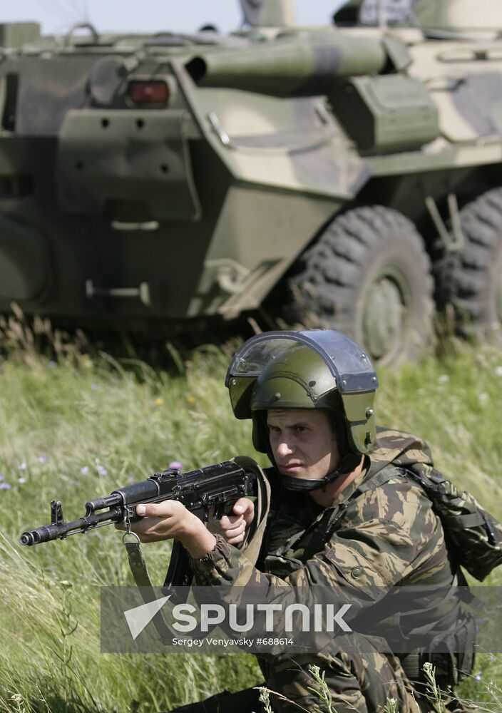 Operation of special forces of Russia's Interior Ministry Troops