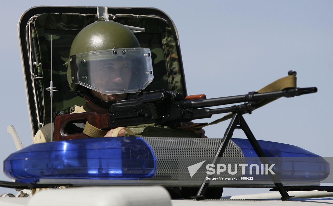 Special forces soldier capturing conditional terrorists