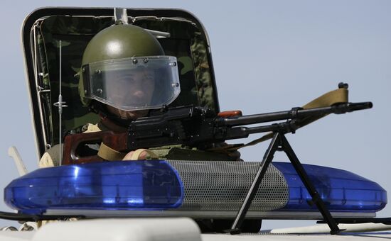 Special forces soldier capturing conditional terrorists