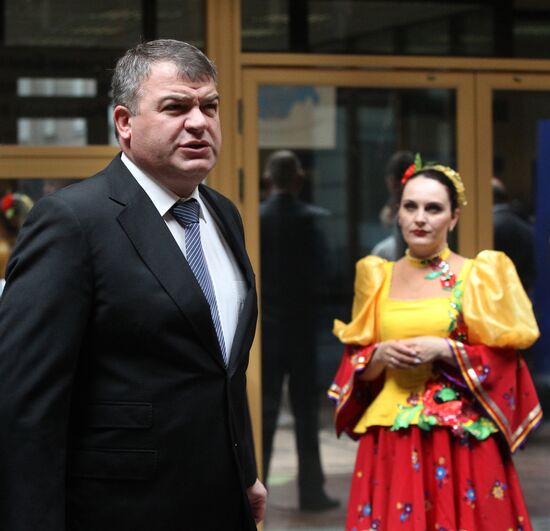 Anatoly Serdyukov speaks at Federation Council meeting