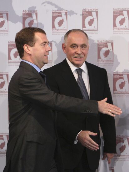 Dmitry Medvedev attends anti-drugs forum in Moscow
