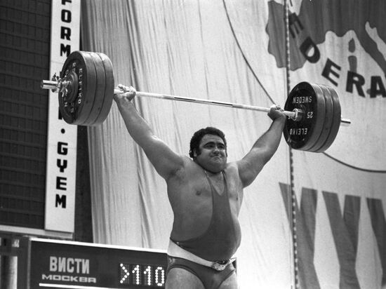 Weightlifter Vasily Alekseyev