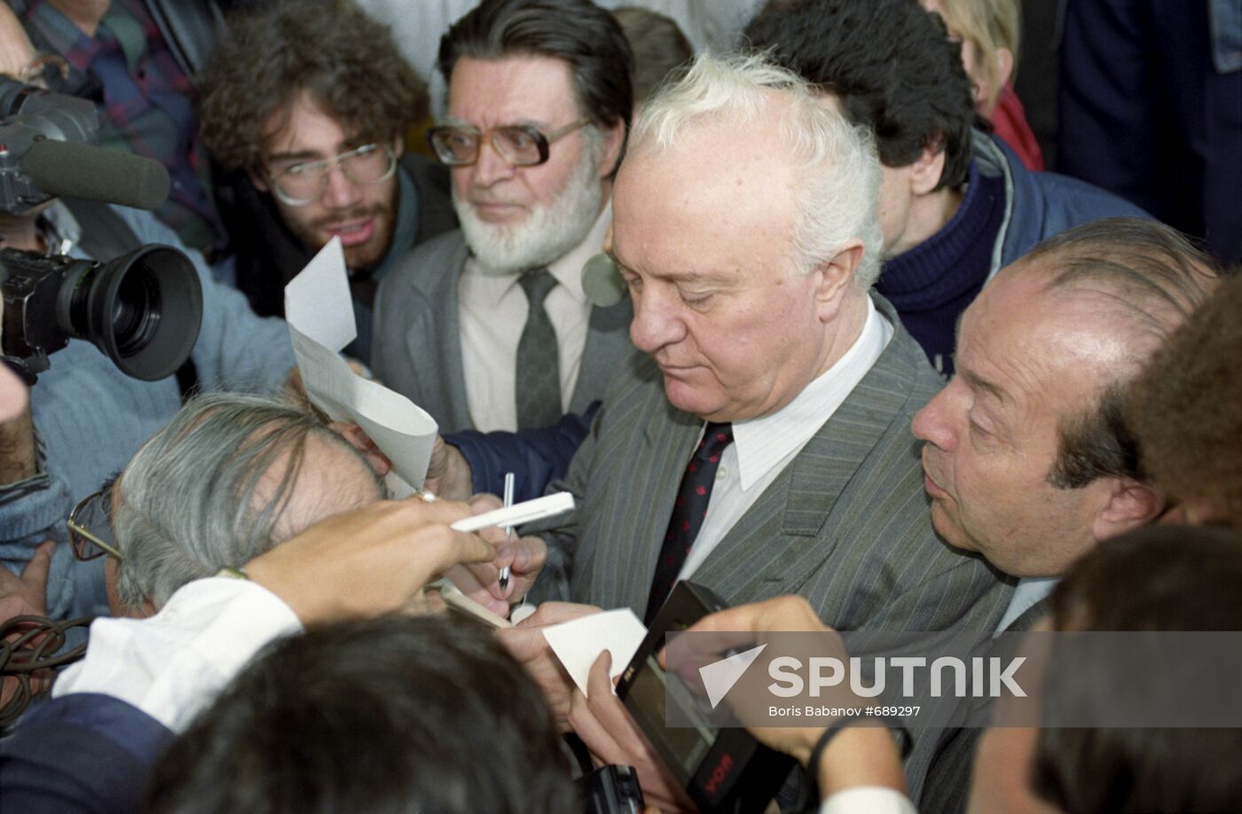 Member of Communist Party of USSR Eduard Shevardnadze