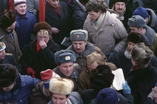 Meeting in honor of Russian Armed Forces Day