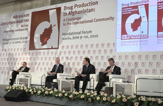 Forum on drug production in Afghanistan