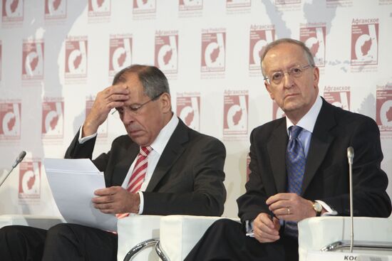 Sergei Lavrov and Antonio Maria Costa