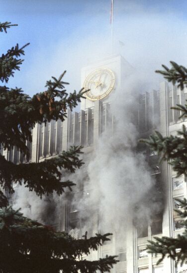Russian Government House siege attempt