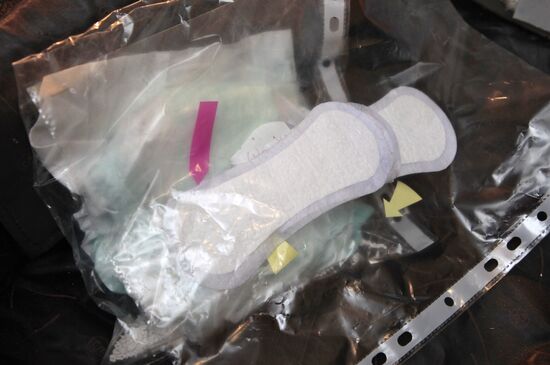 Installation to show way of hiding drugs in transit