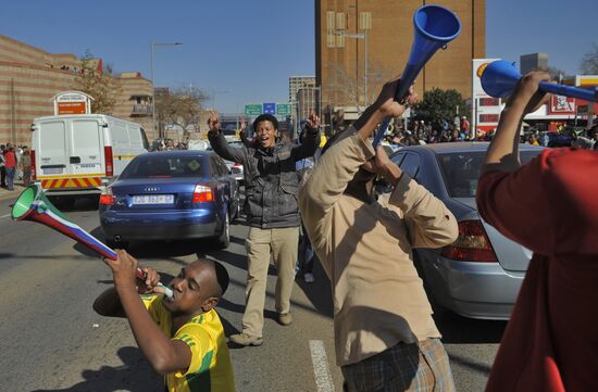 South Africa braces itself for World Football Cup