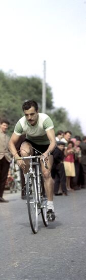 Bicyclist Gaynan Saydhudzhin