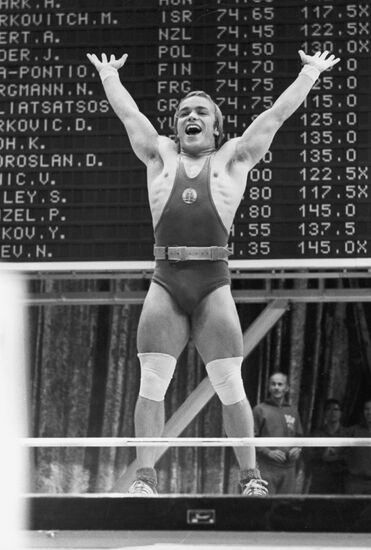 Athlete from GDR Peter Wenzel