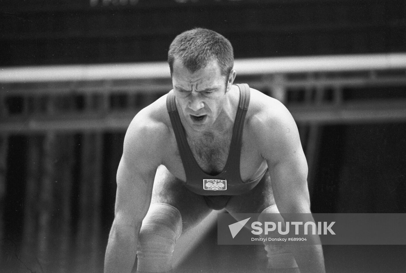 Polish weightlifter Zbigniew Kaczmarek