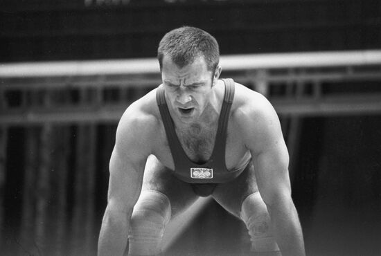 Polish weightlifter Zbigniew Kaczmarek
