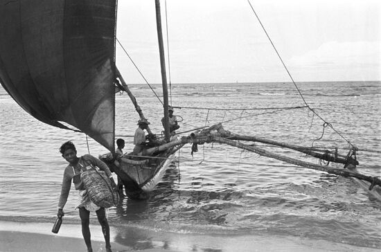 Fishermen on Ceylon Island