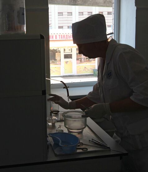 Veterinarian sanitary lab operations