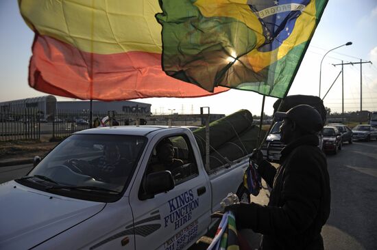 South Africa braces itself for World Football Cup