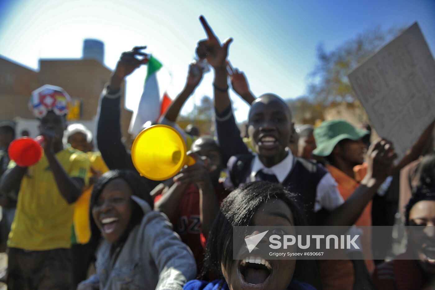 South Africa braces itself for World Football Cup