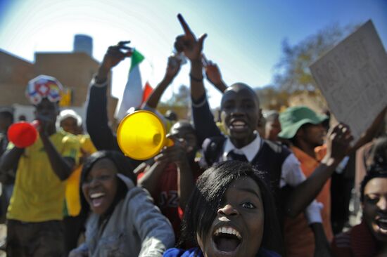 South Africa braces itself for World Football Cup