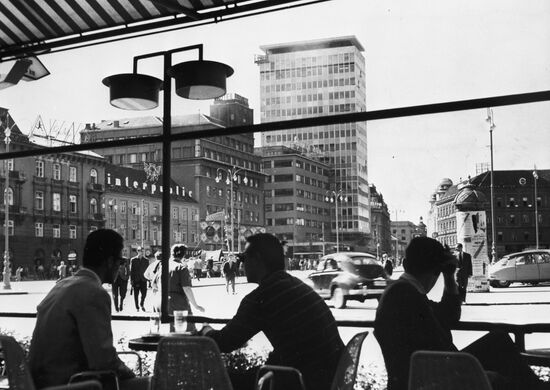 At Republic Square in Zagreb