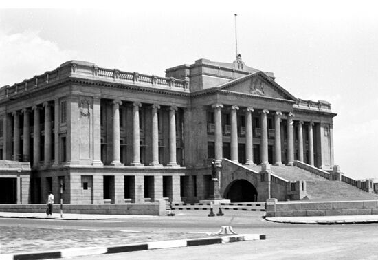 Parliament building in Colombo