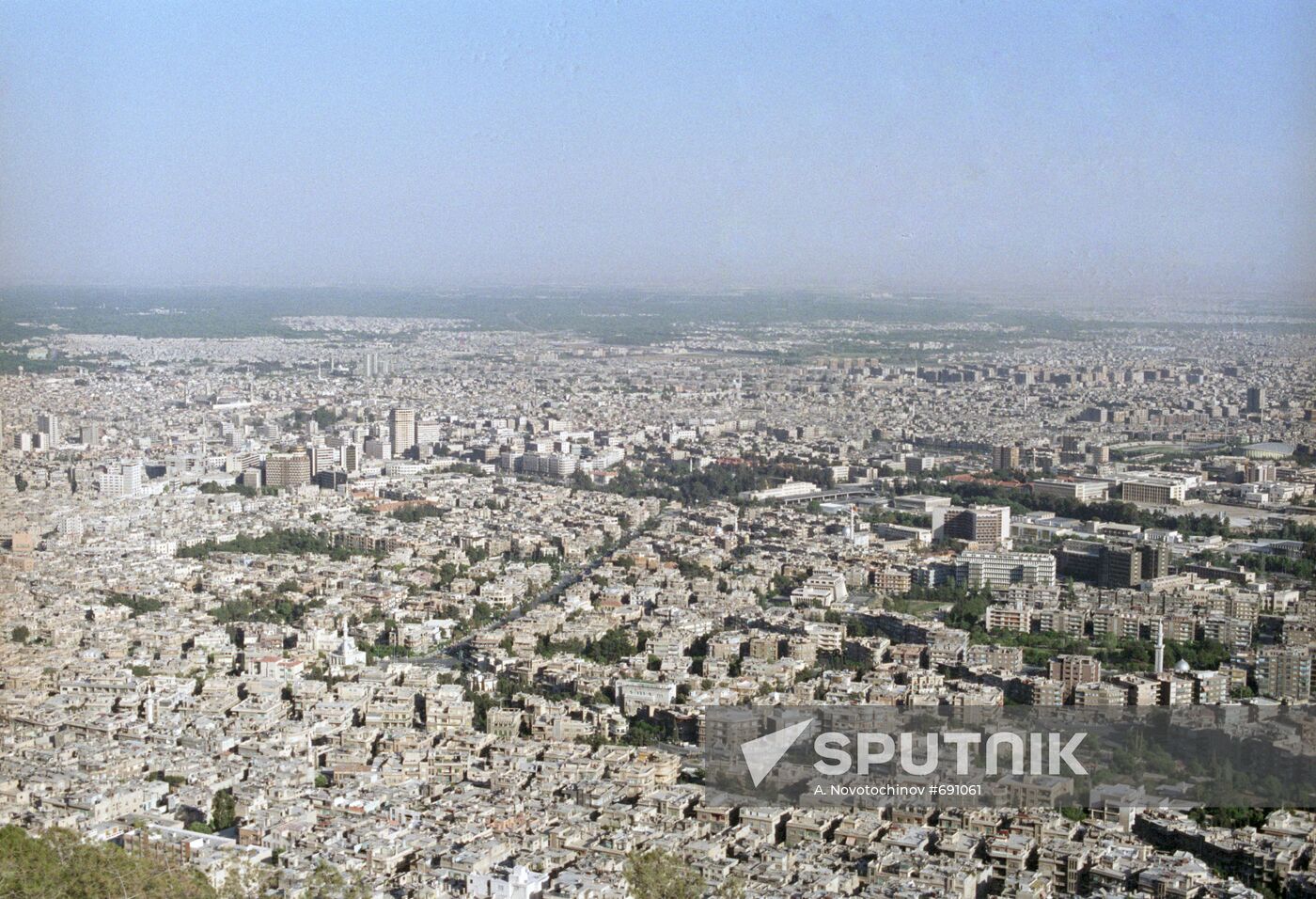 View of Damascus from Kassioun Mountain