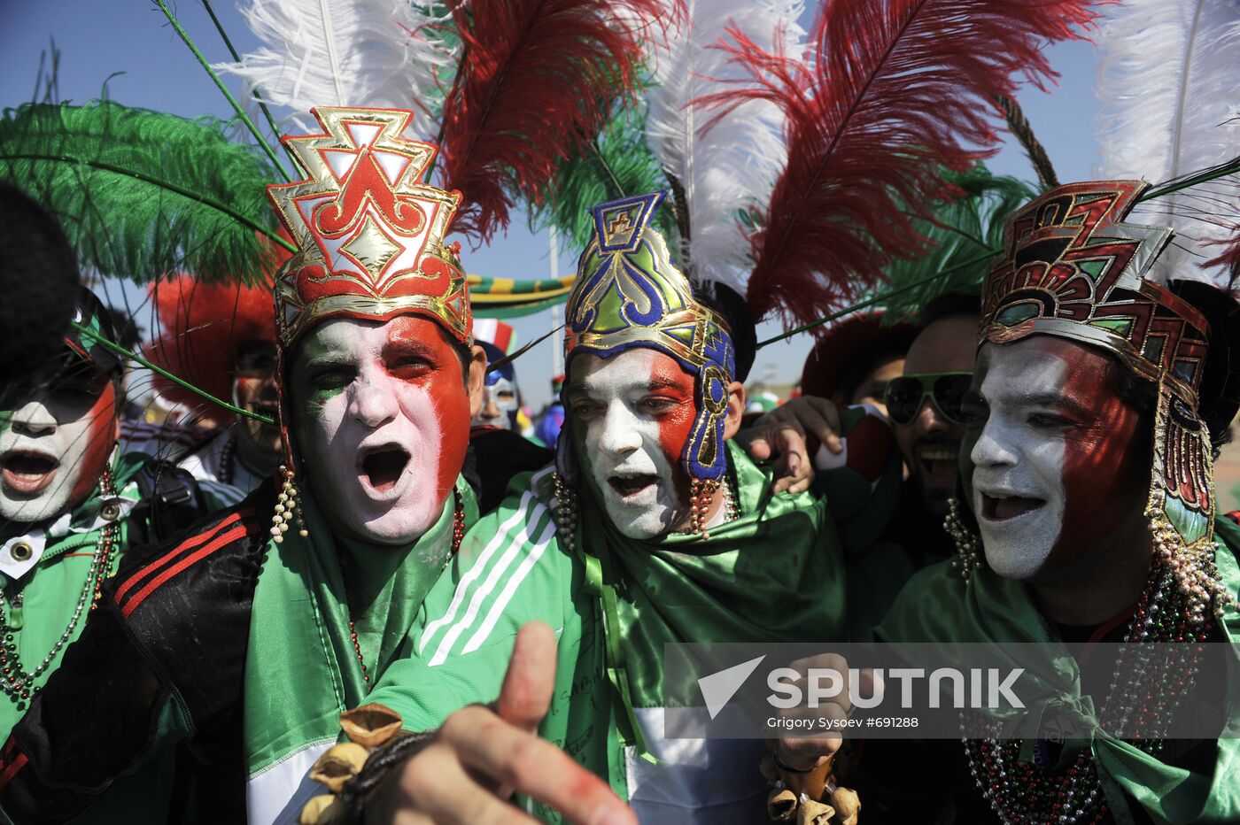 Preparation for 2010 World Cup opening in South Africa