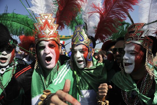 Preparation for 2010 World Cup opening in South Africa