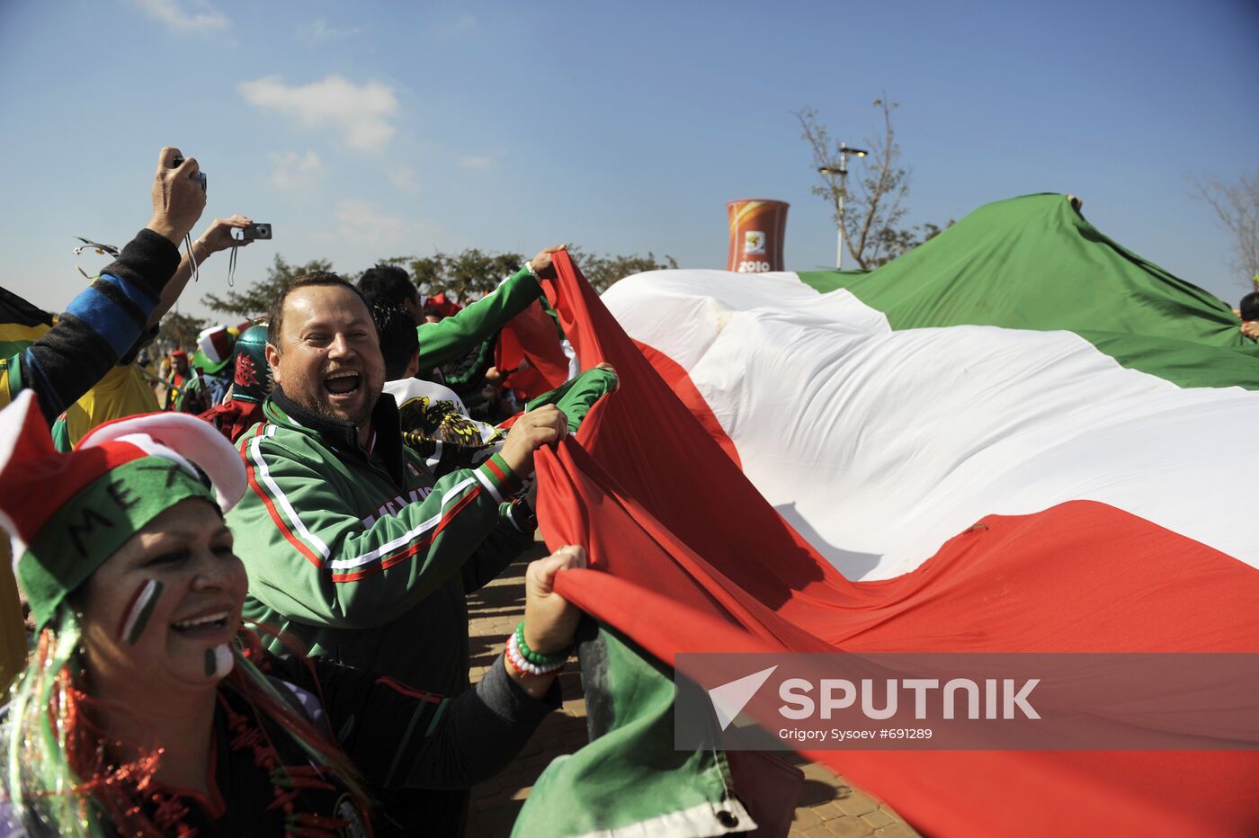 Preparation for 2010 World Cup opening in South Africa