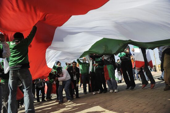 Preparation for 2010 World Cup opening in South Africa