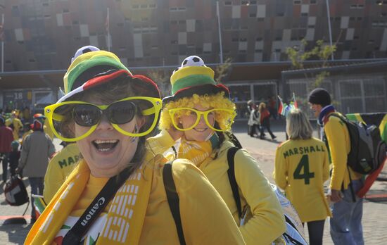 Preparation for 2010 World Cup opening in South Africa
