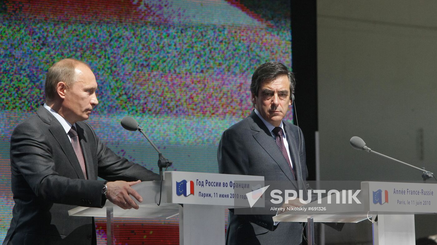 Vladimir Putin in Paris. Day Two