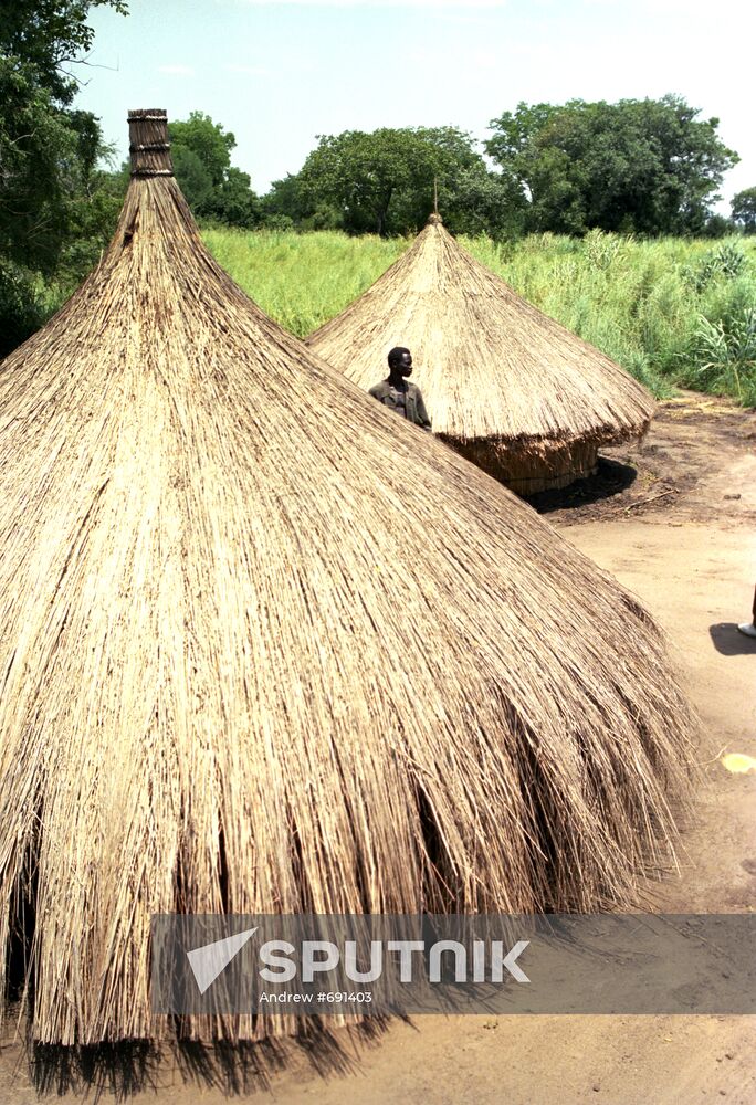 Dwellings in village Amba-4