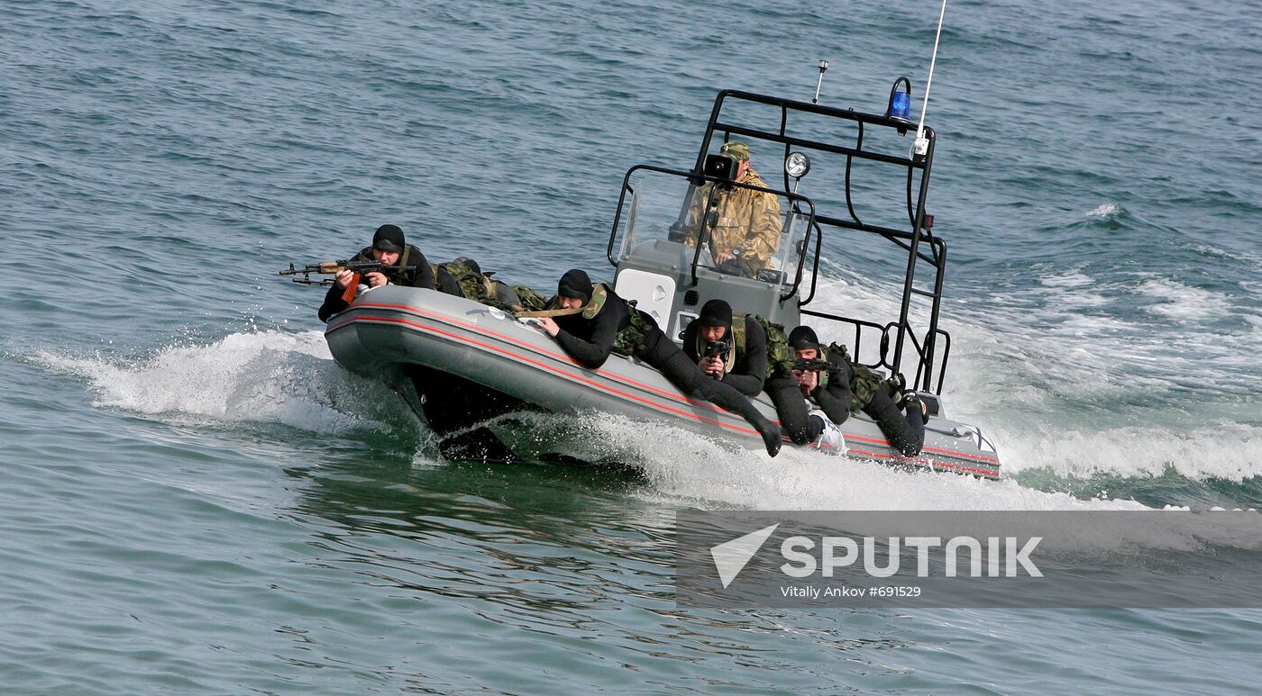 Russian seals approach to ashore.