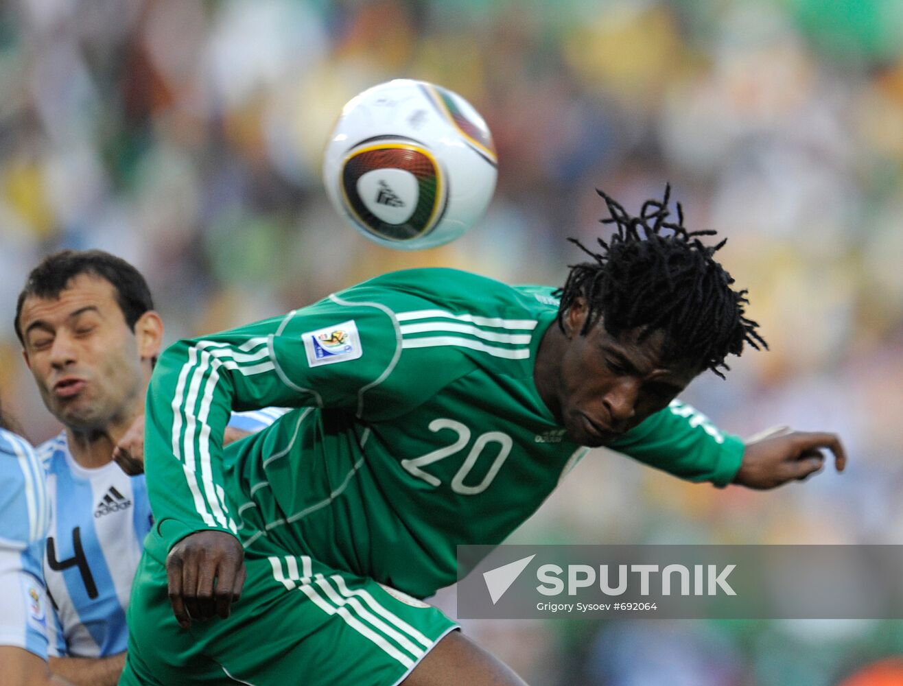 2010 FIFA World Cup: Argentina vs. Nigeria