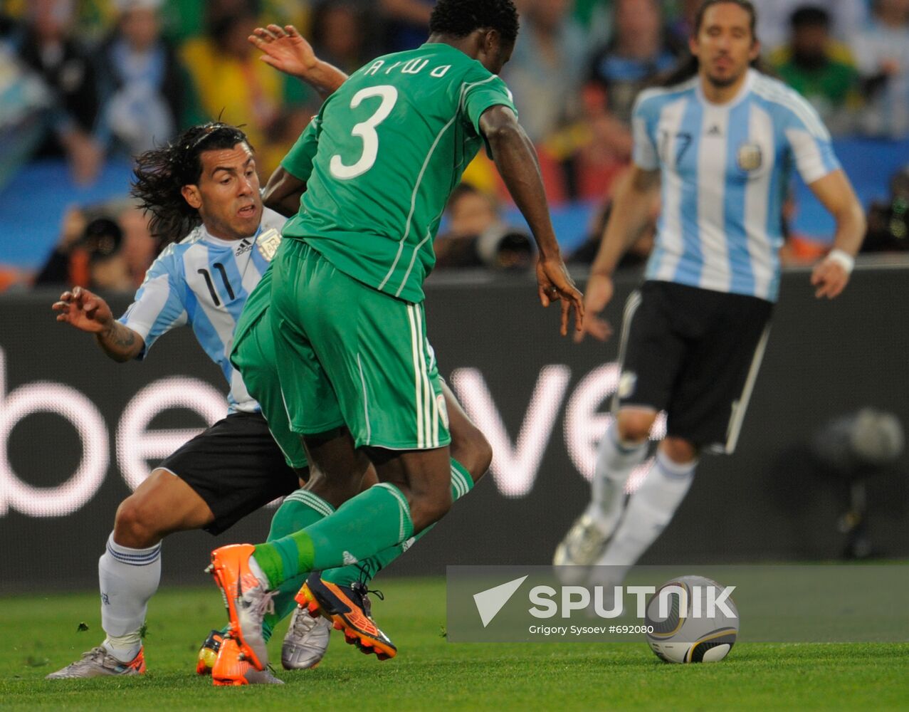 2010 FIFA World Cup: Argentina vs. Nigeria 1-0