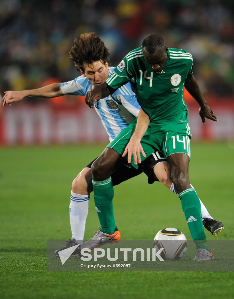 2010 FIFA World Cup: Argentina vs. Nigeria