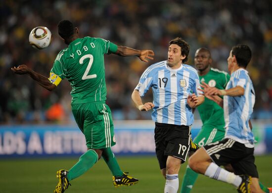 2010 FIFA World Cup: Argentina vs. Nigeria