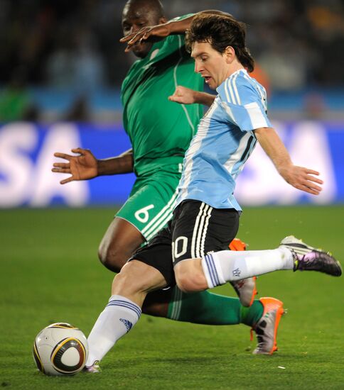 2010 FIFA World Cup: Argentina vs. Nigeria