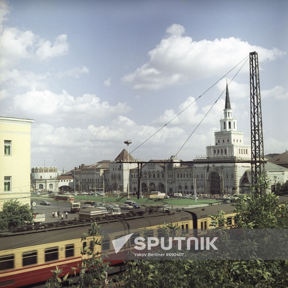 Kazansky Railroad Terminal View