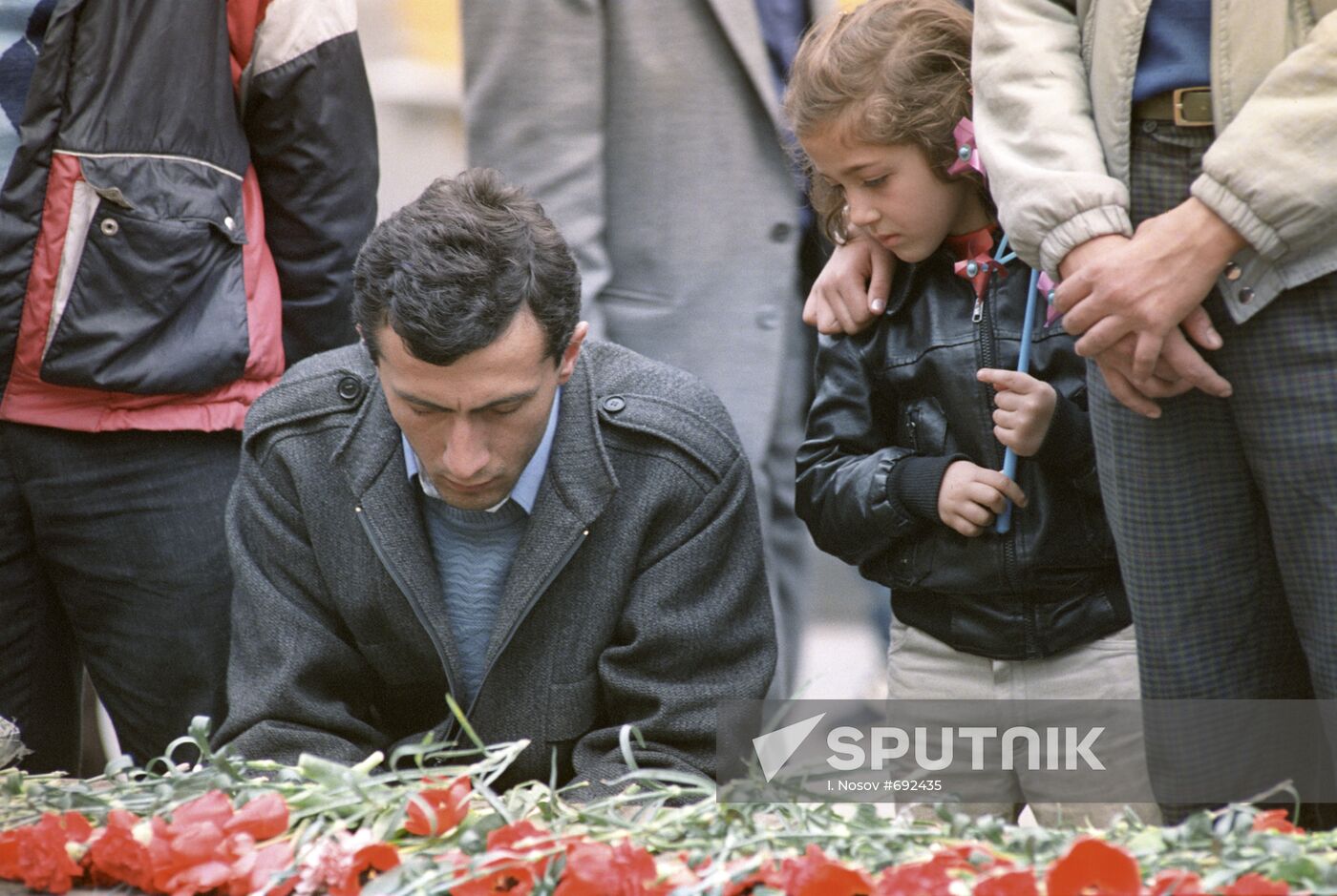 Aftermath of suppression of rally in Tbilisi on April 9, 1989
