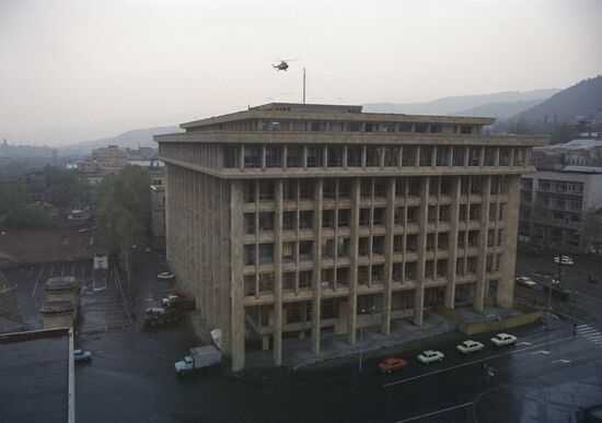 Aftermath of suppression of rally in Tbilisi on April 9, 1989