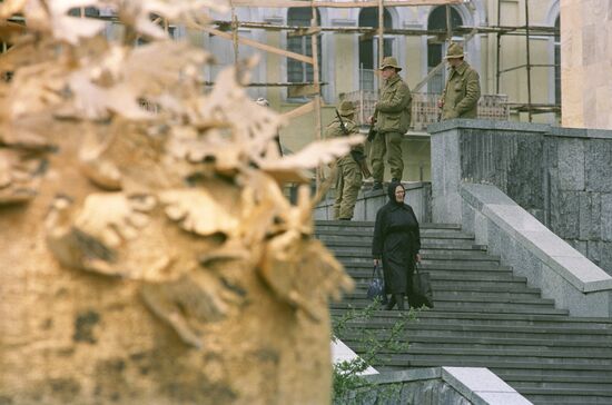 Aftermath of suppression of rally in Tbilisi on April 9, 1989