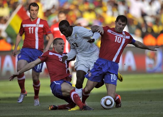 World Cup. Serbia vs. Ghana