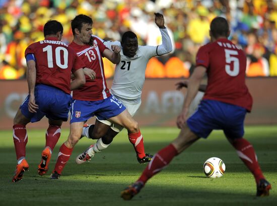 World Cup. Serbia vs. Ghana