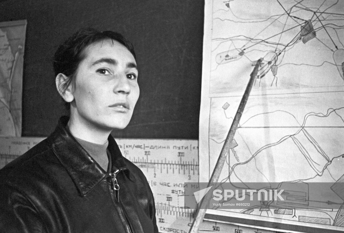 Pilot instructor Lyalya Nasukhanova
