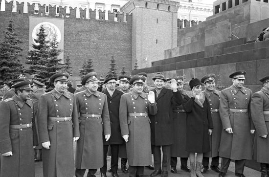 November 7 military parade on Red Square