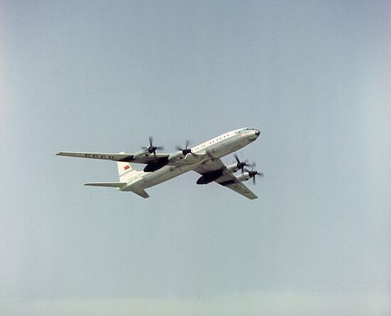 Tu-114 passenger aircraft