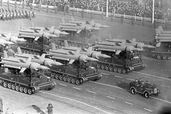 Military Parade on Red Square, 7 November 1966